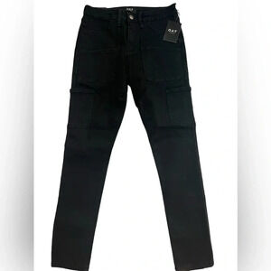 NWT Oat New York Mid Rise Skinny Ankle Black Jeans